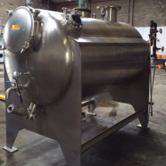 Stainless Steel Horizontal Jacketed Tank